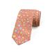 Retro Necktie, Colorful Rounds Polka Dots, Dress Tie, 3.7", Salmon and Multicolor, by Ambesonne
