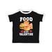 Inktastic Valentine's Day Food is My Valentine Toddler Short Sleeve T-Shirt Unisex