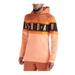 Nike Men's Jordan Air Fleece Pullover Hoodie (Dark Russet/Orange Trance/Black, Small)