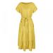 Women Short Sleeve Shirt Dress Maxi Dress Sundress High Waist Design Dress