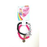 JOJO SIWA KIDS BFF BEADED FRIENDSHIP GIRLS BRACELETS SET PINK