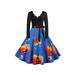 Sexy Dance Womens V-Neck Skater Swing Dress Womens Long Sleeve Pleated A Line Dresses Bow-Knot Belt Flared Mini Dress