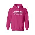 Men's Hoodie S*x is not the answer. S*x is the question. YES is the answer!