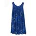Women's Casual Lace Dress Printed Lightweight Boho Swing Dress Pleated Beach Dresses Babydoll Dress