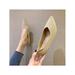 UKAP - Women's Ballet Flats Knit Loafer Slip-on Pointed Toe Lightweight Non-Slip Mesh Walking Shoe