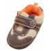 Carters Infant Boys Brown & Orange Loafers Baby Shoes Slip-On