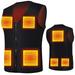 Heated Vest for Men/Women,Electric Heated Jacket with 7 Heating Panels, Heating Vest For Skiing,Fishing(No Battery) (L)