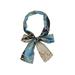 Unique Bargains Polka Dot Stripe Chain lightweight Scarf Neck Scarves Neckerchief Hairband