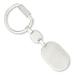 FB Jewels Sterling Silver Oval Key Ring