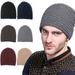 Fashion Men Beanie Hat Hip-Hop Wool Knitted Ski Skull Warm Winter Cuff Cap