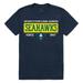 W Republic Apparel 507-139-BGT-01 University of North Carolina Wilmington Established Mens Tee, Navy - Small