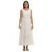 Woman Within Women's Plus Size Triple Tiered Sleeveless Maxi Dress