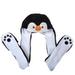 TopTie Penguin Animal Hoods Hat Mittens Gloves Scarf Paws Prints and Ears-penguin