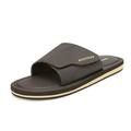 Nortiv 8 Mens Men's Slides Men Sandal Swimming/Beach Fashion Flip Flops Casual Shoes Fusion Dark/Brown Size 15