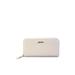 Folli Follie Womens Zip Around Gold Tone Hardware Clutch Wallet Gray