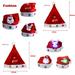 Kids & Adult & LED Christmas Hat Santa Claus Reindeer Snowman Xmas Gifts Cap