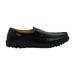 Ezkrwxn Men's Driving Loafers Casual Driving Loafer Black Leather Shoes Casual Men Flat Leather Loafers Fashion Slip on Driving Sneakers Breathable Black Size 13 (1858-black-47)