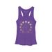 The Moon Phases Womens Graphic Racerback Tank Top - Design By Humans