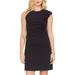 Vince Camuto Womens Ruched Ruffled Dress