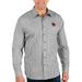 Louisville Cardinals Antigua Big & Tall Structure Button-Up Long Sleeve Shirt - Black/White