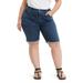 Leviâ€™s Women's Plus Size Shaping Bermuda Shorts