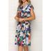 Junior Printed Elasticated Waist Casual Dress