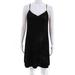 Bailey 44 Womens Oversize Lace Detail Cami Dress Black Nude Size Large