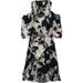 Bar Iii Womens Flounce A-Line Cold Shoulder Dress