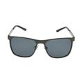 Foster Grant Men's Gunmetal Polarized Retro Sunglasses FF03