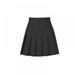 Women Girls High Waist Plain Skater Flare Pleated Tennis Short Mini Skirt Dress