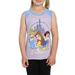 Disney Princesses T-Shirt Tank Belle Cinderella Snow White Purple (Little Girls)