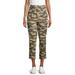 Kendall + Kylie Women's Juniors' Utility Paperbag Crop Pants