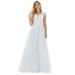 Ever-Pretty Womens Elegant Lace Cap Sleeve A Line Bridal Dress 00235 White US20