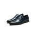 Lacyhop Dress Formal Shoes for Men, Dual Buckle Classic Leather Dress Loafers Casual Solid Color Business Office