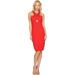 Aidan Mattox Womens Scuba Crepe Cocktail Dress