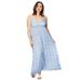 ellos Women's Plus Size Knit Surplice Maxi Dress