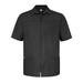 Adar Universal Scrubs For Men - Zippered Short Sleeved Scrub Jacket