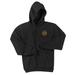 RF&P Logo Pullover Hoodie Sweatshirt Black Adult XL [99]