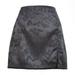 Women's Elegant Jacquard Satin Short Skirts Sexy High Waist Split Mini Skirt Vintage Zipper Skirt High Street