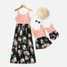 PatPat Mosaic Mommy and Me Floral Tank Midi Dresses