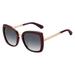 Kate Spade Kimora/G/S Full Rim Square Opal Burgundy Sunglasses