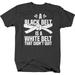 Black Belt is White Belt didnâ€™t Quit Karate Shirts for Men Large Dark Gray