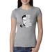 Women Belong In All Places Ruth Bader Ginsburg Quote Political Womens Slim Fit Junior Tee, Heather Grey, X-Large