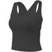 Womens V-Neck Tank Top Sleeveless Yoga T Shirts Shapewear Gym Sports Running Camis Crisscross Tank Shock-Proof Breathable Womens Nightshirts Women Nightwear Womens Activewear Tanks Tops Shirts