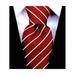 Scott Allan Mens Striped Tie Burgundy Red Neckties Tie