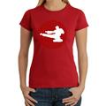 LA Pop Art Women's Word Art T-Shirt - Types of Martial Arts