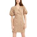 Women's Shirt Dress Petite Eyelet-Embroidered Puff 2P