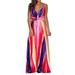 Women's Summer Casual Floral Printed Bohemian Spaghetti Strap Floral Long Maxi Dress Ladies Sleeveless Beach Boho SUndress