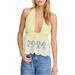 Free People Womens Lunch Date Halter Top Shirt