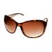 Reaction Sunglass Womens Tortoise Rectangle Plastic, Gradient Lens KC1101. 52F